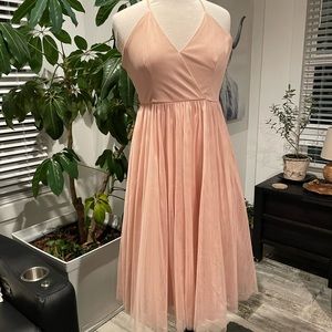 Maniju, pale, rose pink, ballet style dress size- Medium.